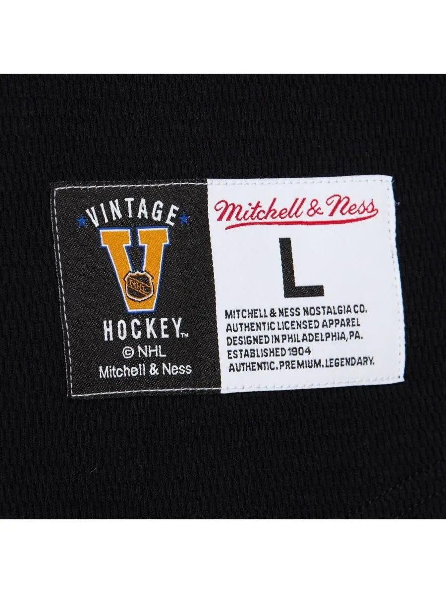 Mitchell & Ness Мужская черная термофутболка с длинными рукавами "Питтсбург Пингвинз" — изображение 4 из 4, черный