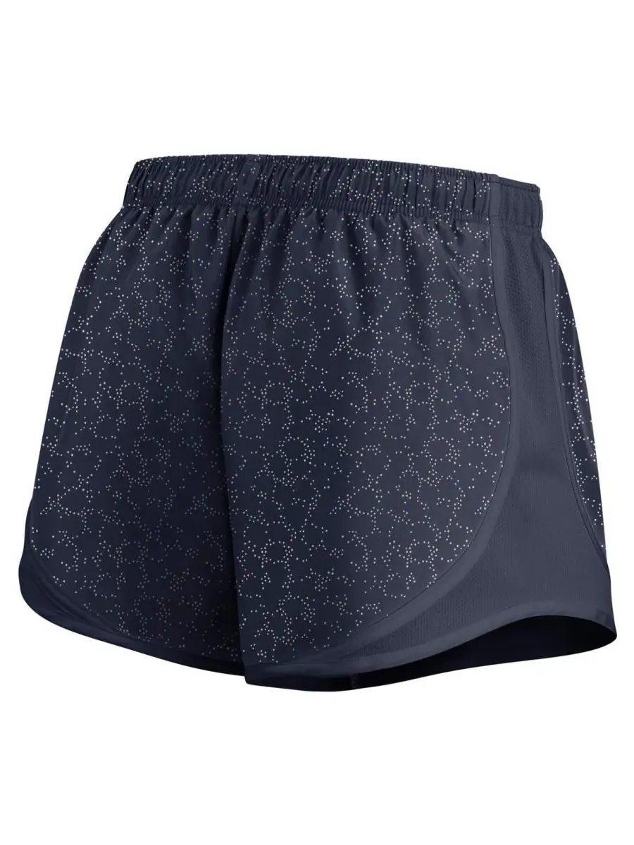 Nike Женские темно-синие шорты Michigan Wolverines Tempo Pattern Dri-FIT — изображение 4 из 4, темно-синий