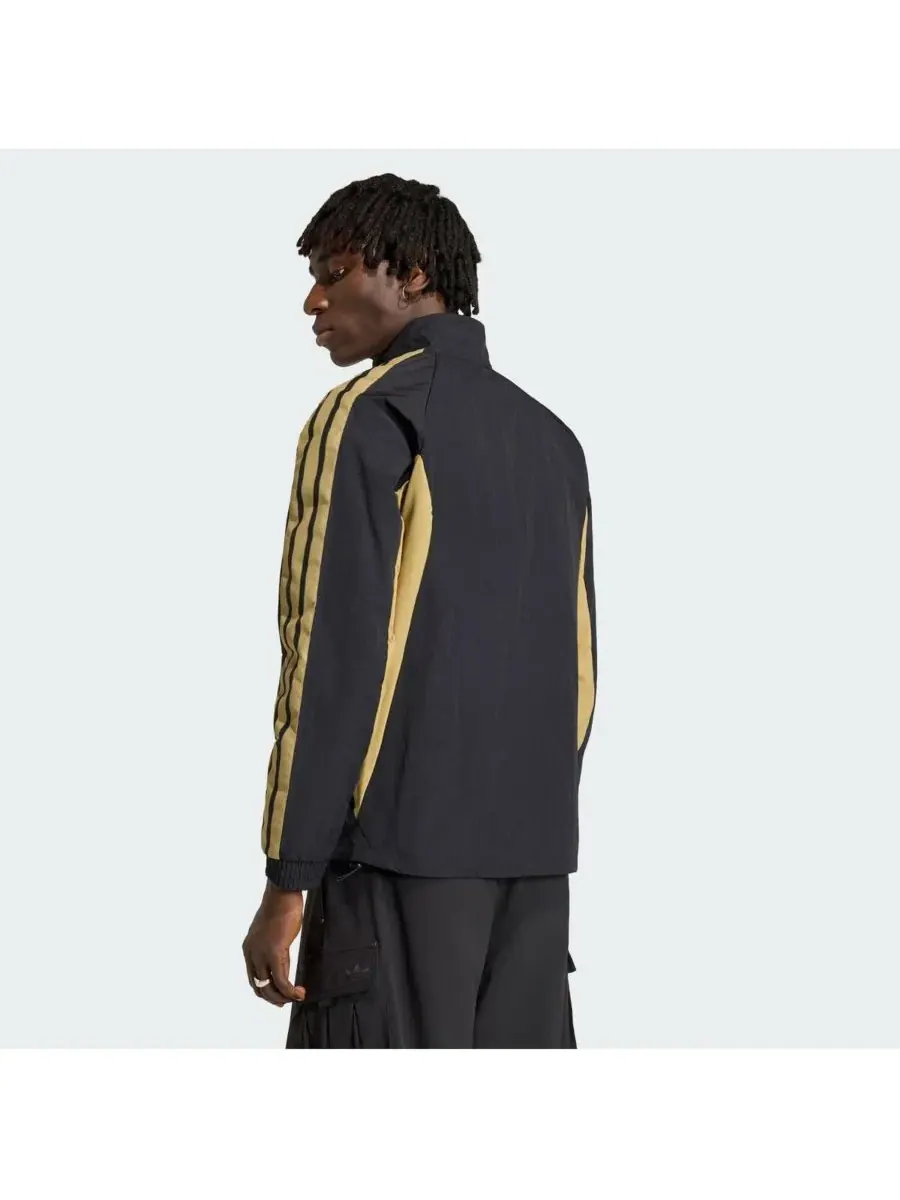 Adidas Мужская черная куртка-реглан LAFC 2026 Anthem с полной застежкой-молнией — изображение 2 из 3, черный