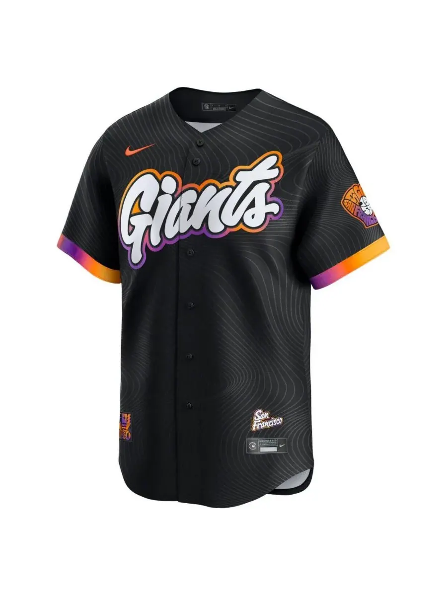 Nike Мужская черная футболка Рафаэля Деверса, San Francisco Giants, лимитированная серия City — изображение 2 из 3, черный