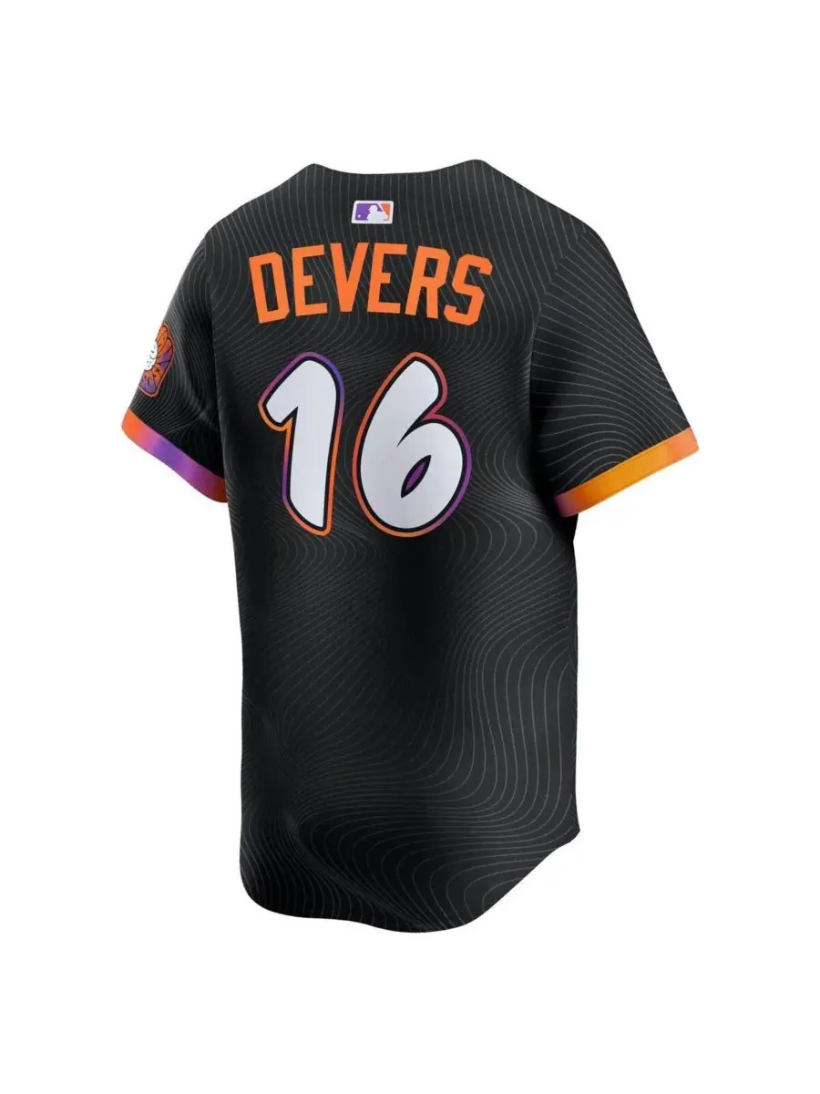 Nike Мужская черная футболка Рафаэля Деверса, San Francisco Giants, лимитированная серия City — изображение 3 из 3, черный
