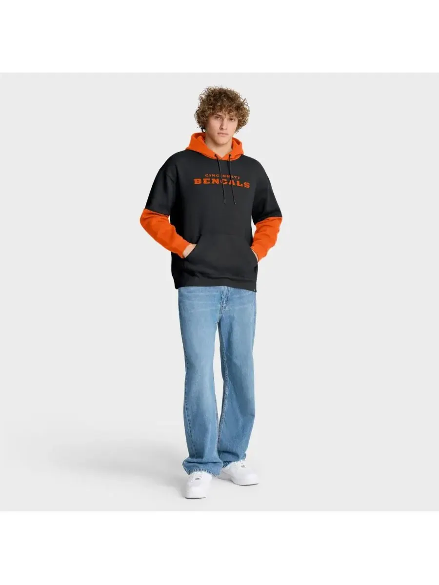 Fanatics Мужская черная толстовка с капюшоном в виде шлема команды Cincinnati Bengals — изображение 4 из 5, черный