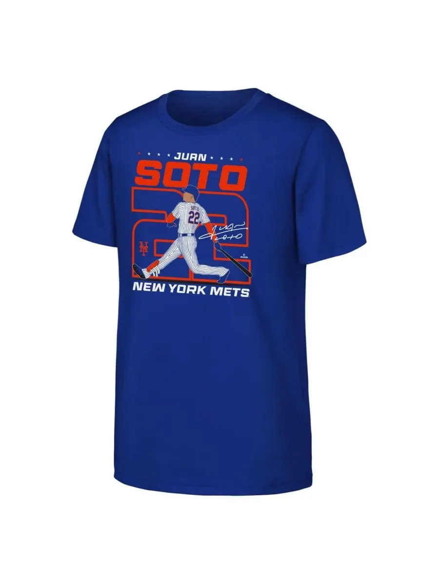 Мужская футболка с изображением Хуана Сото Рояла, игрока команды New York Mets из большого города