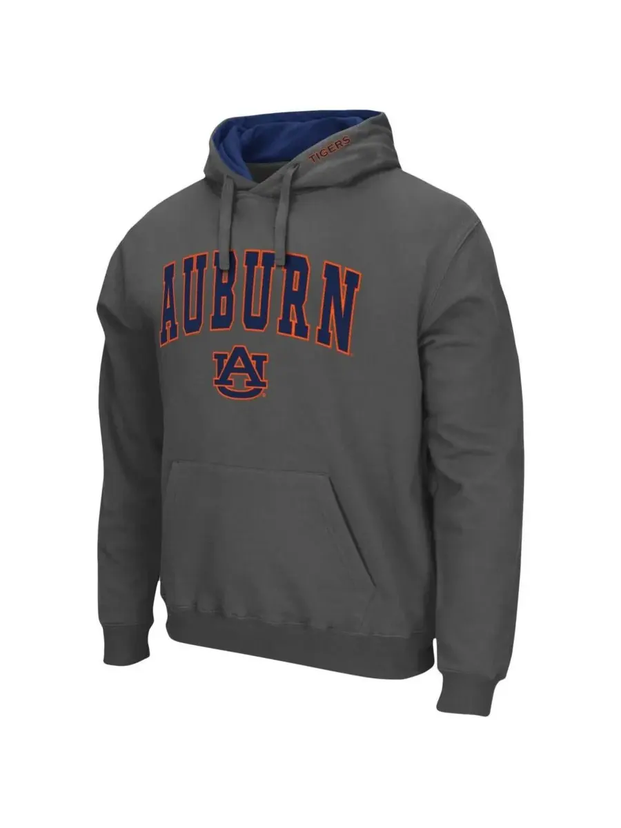 Мужская толстовка с капюшоном Auburn Tigers Arch Logo 3.0 Colosseum — изображение 4 из 5, белый