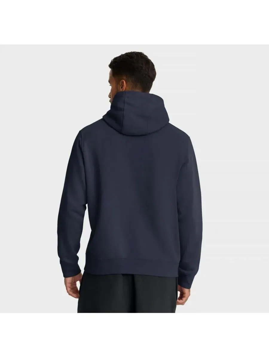 Nike Мужская флисовая толстовка с капюшоном темно-синего цвета с символикой команды Houston Texans — изображение 2 из 5