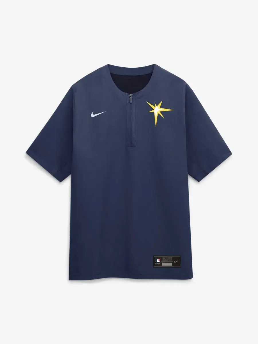 Ветровка с четверть-молнией Dri-FIT Nike — изображение 4 из 4, темно-синий