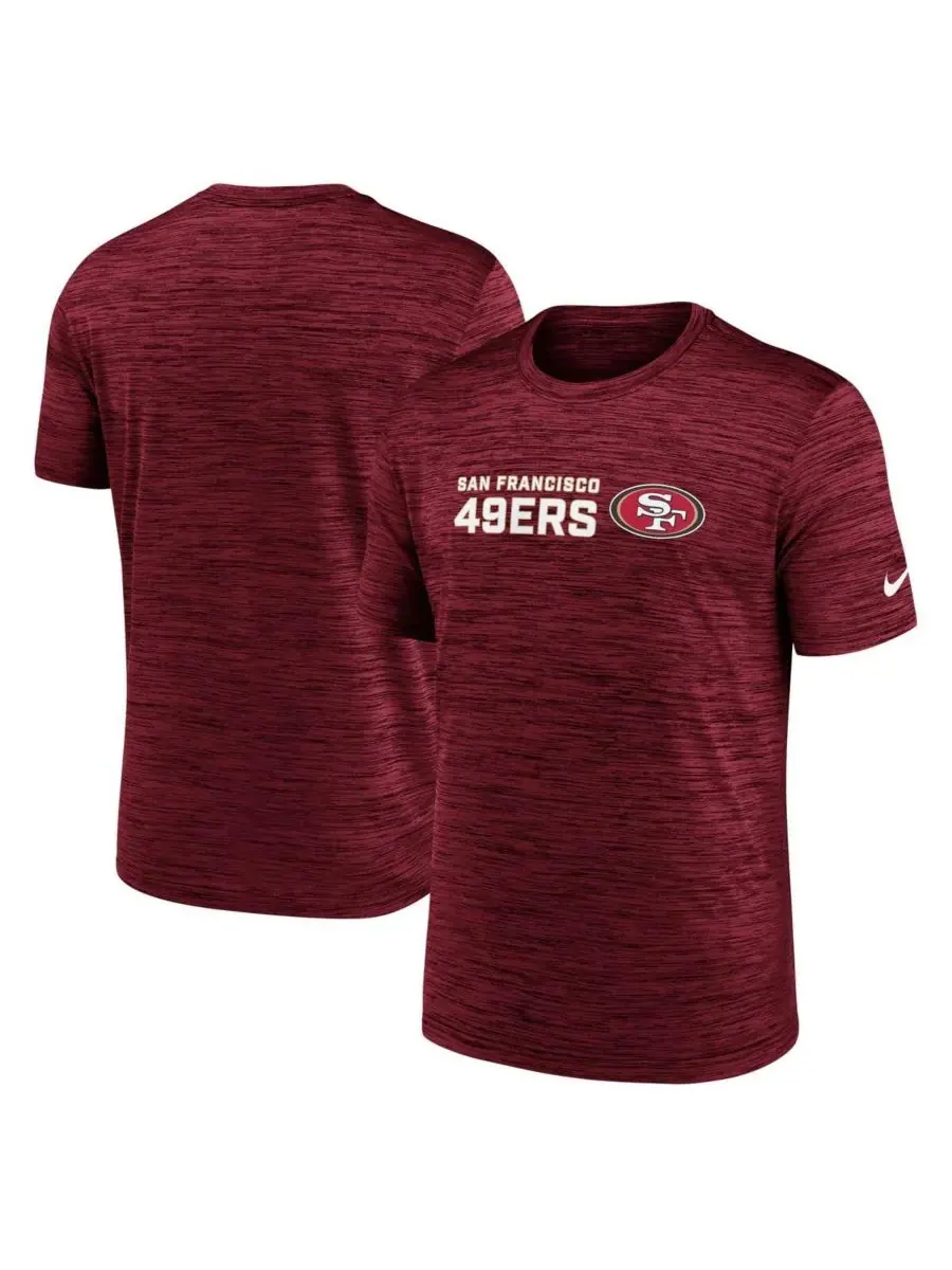 Мужская алая футболка San Francisco 49ers Big Tall Primetime Reverse Play Velocity Performance Nike