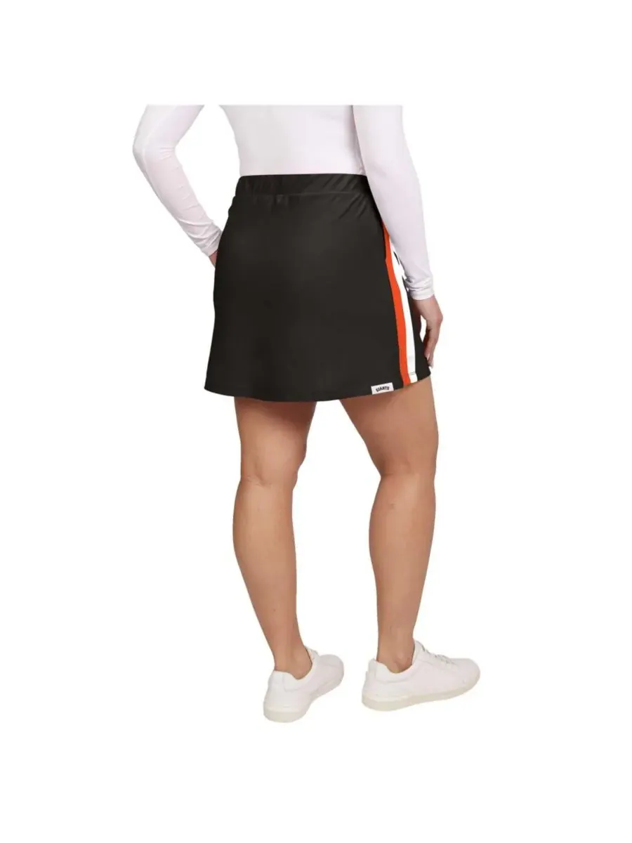 WEAR by Erin Andrews Женская черная юбка в полоску с символикой команды San Francisco Giants — изображение 2 из 5, черный