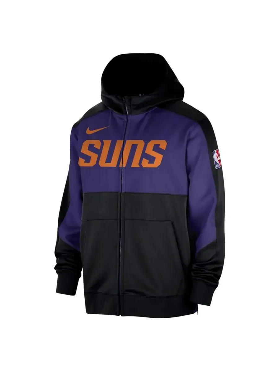 Nike Мужская черная толстовка на молнии Phoenix Suns Authentic On-Court Showtime Performance — изображение 2 из 3, черный