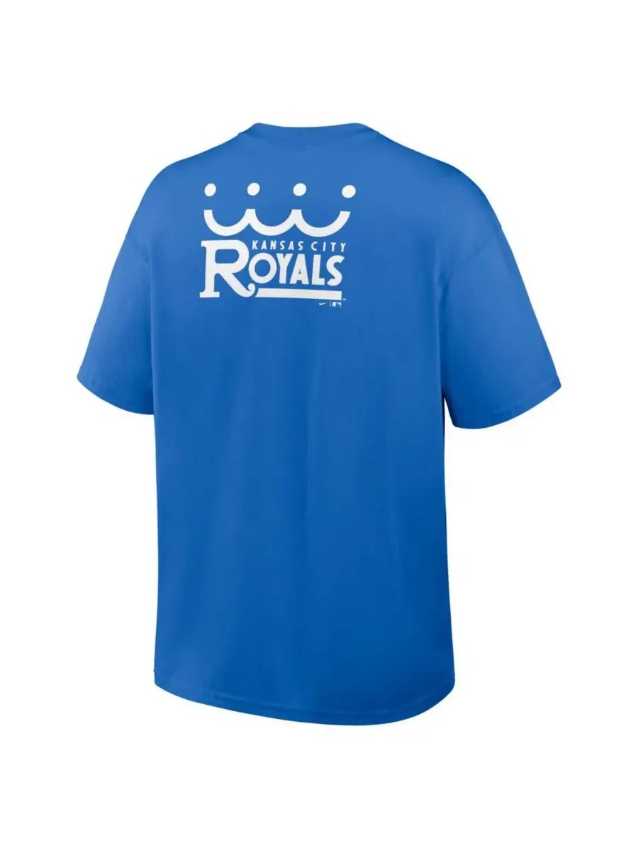 Футболка с карманом на груди, свободного кроя, Max90, Kansas City Royals Nike — изображение 3 из 3, королевский