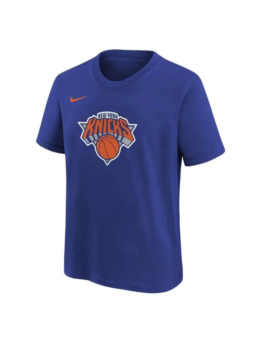Футболка с принтом New York Knicks Team Essential Logo Nike — изображение 2 из 3, синий