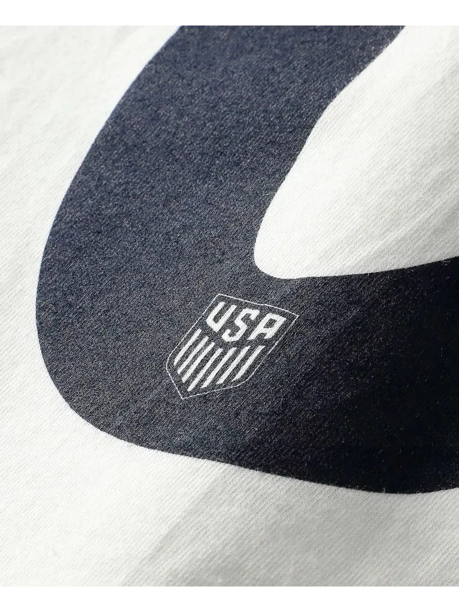 Футболка с длинным рукавом Christian Pulisic Cream USMNT Home Name & Number Nike — изображение 2 из 5, бежевый