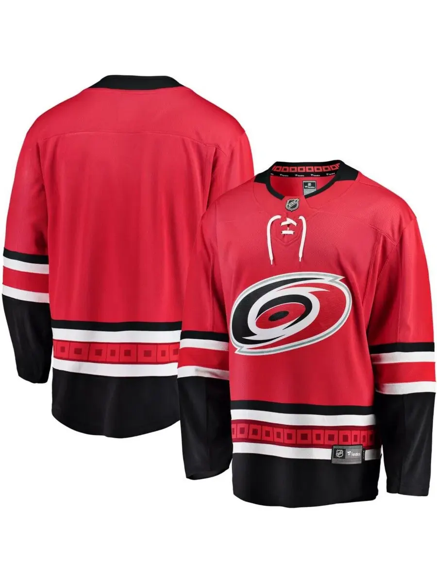Мужская футболка с длинным рукавом Carolina Hurricanes Breakaway Alternate Fanatics
