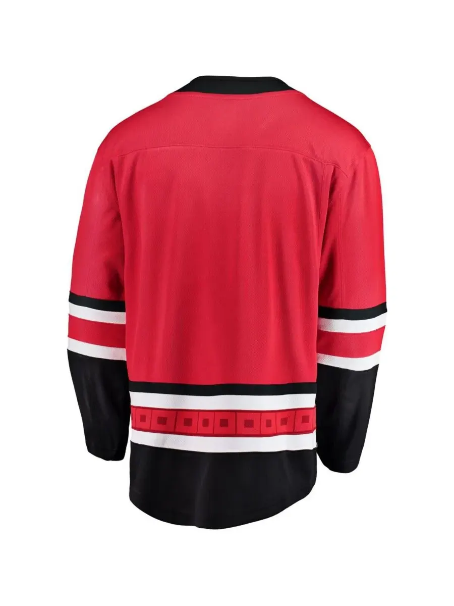 Мужская футболка с длинным рукавом Carolina Hurricanes Breakaway Alternate Fanatics — изображение 2 из 3, красный