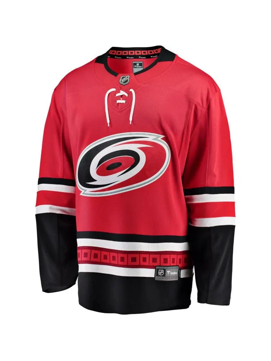 Мужская футболка с длинным рукавом Carolina Hurricanes Breakaway Alternate Fanatics — изображение 3 из 3, красный
