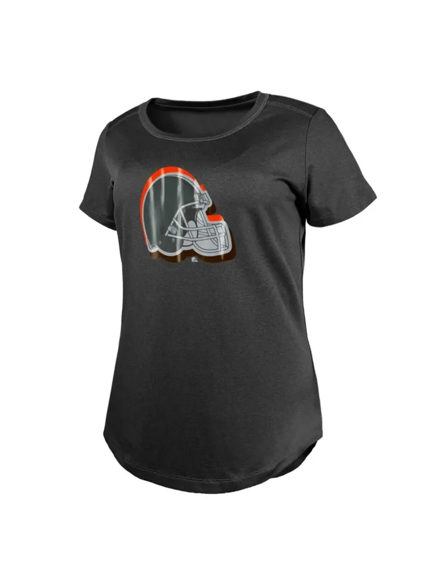 Футболка с коротким рукавом Cleveland Browns 2024 NFL Draft New Era — изображение 2 из 3, темно-серый