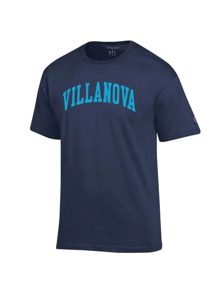Футболка с принтом Villanova Wildcats Basic Arch Champion — изображение 2 из 3, темно-синий
