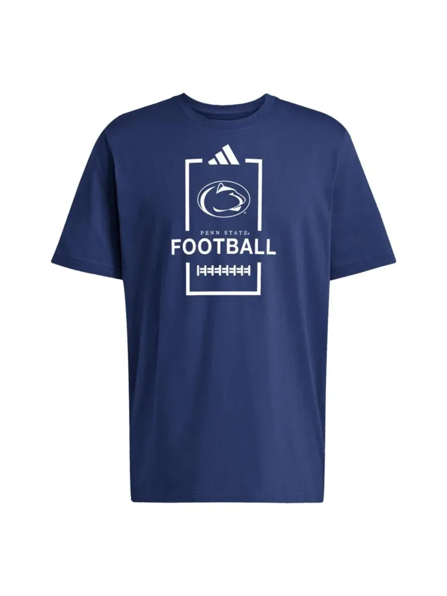 Футболка с коротким рукавом Penn State Nittany Lions adidas — изображение 3 из 3, темно-синий