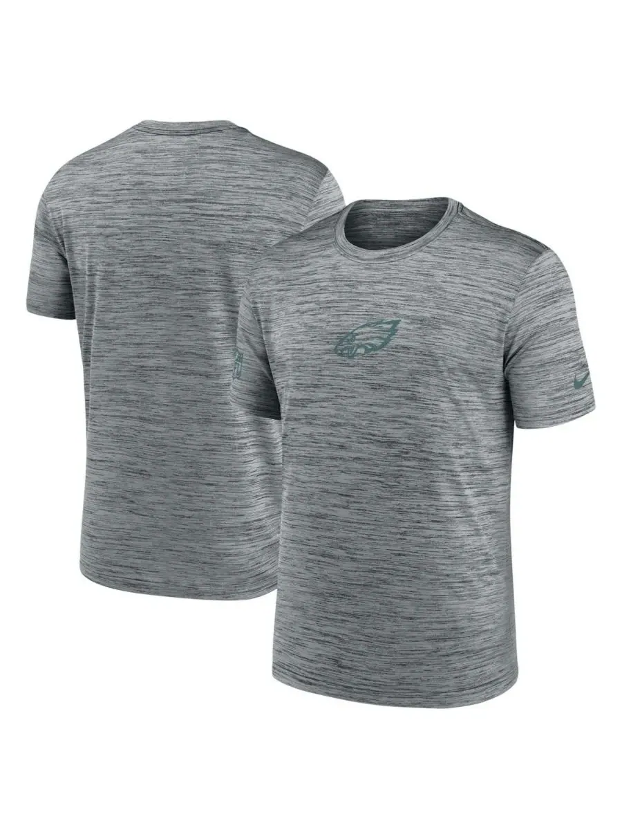 Nike Мужская серая футболка Philadelphia Eagles Sideline Velocity Performance