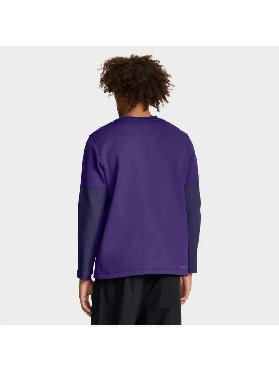 Nike Мужская фиолетовая футболка с длинным рукавом LSU Tigers 2025 Sideline Coach Performance — изображение 2 из 5
