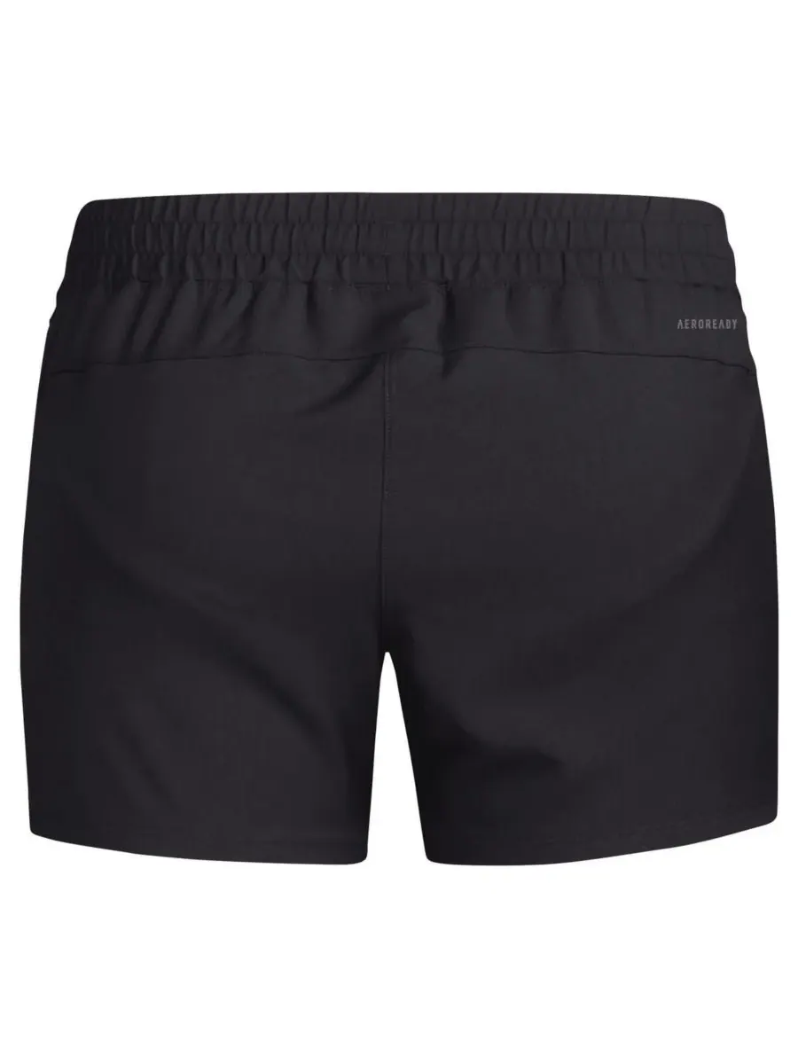 Adidas Женские черные тканые шорты AEROREADY с символикой команды Texas Tech Red Raiders — изображение 2 из 3, черный