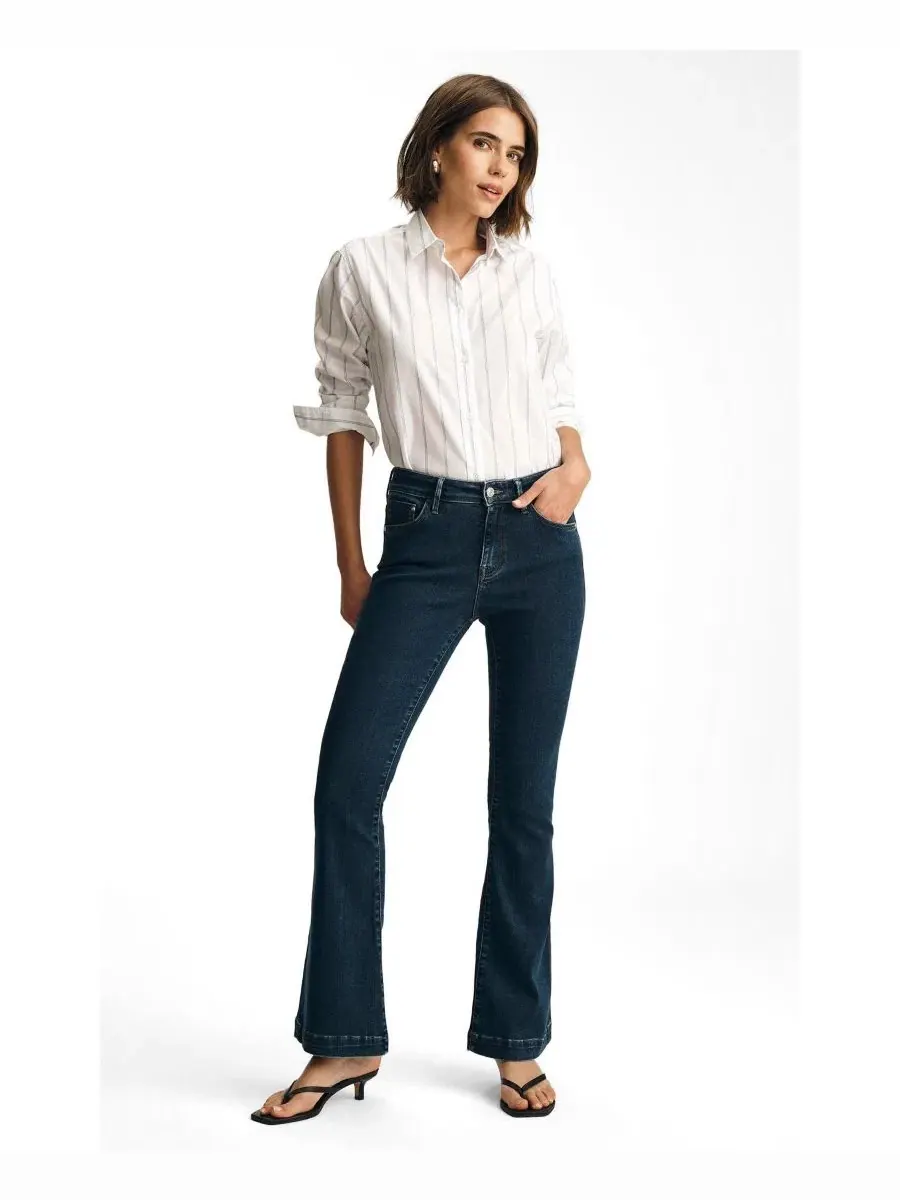 Джинсы Mavi Jeans Sydney High Rise Flare, In Dark Supersoft