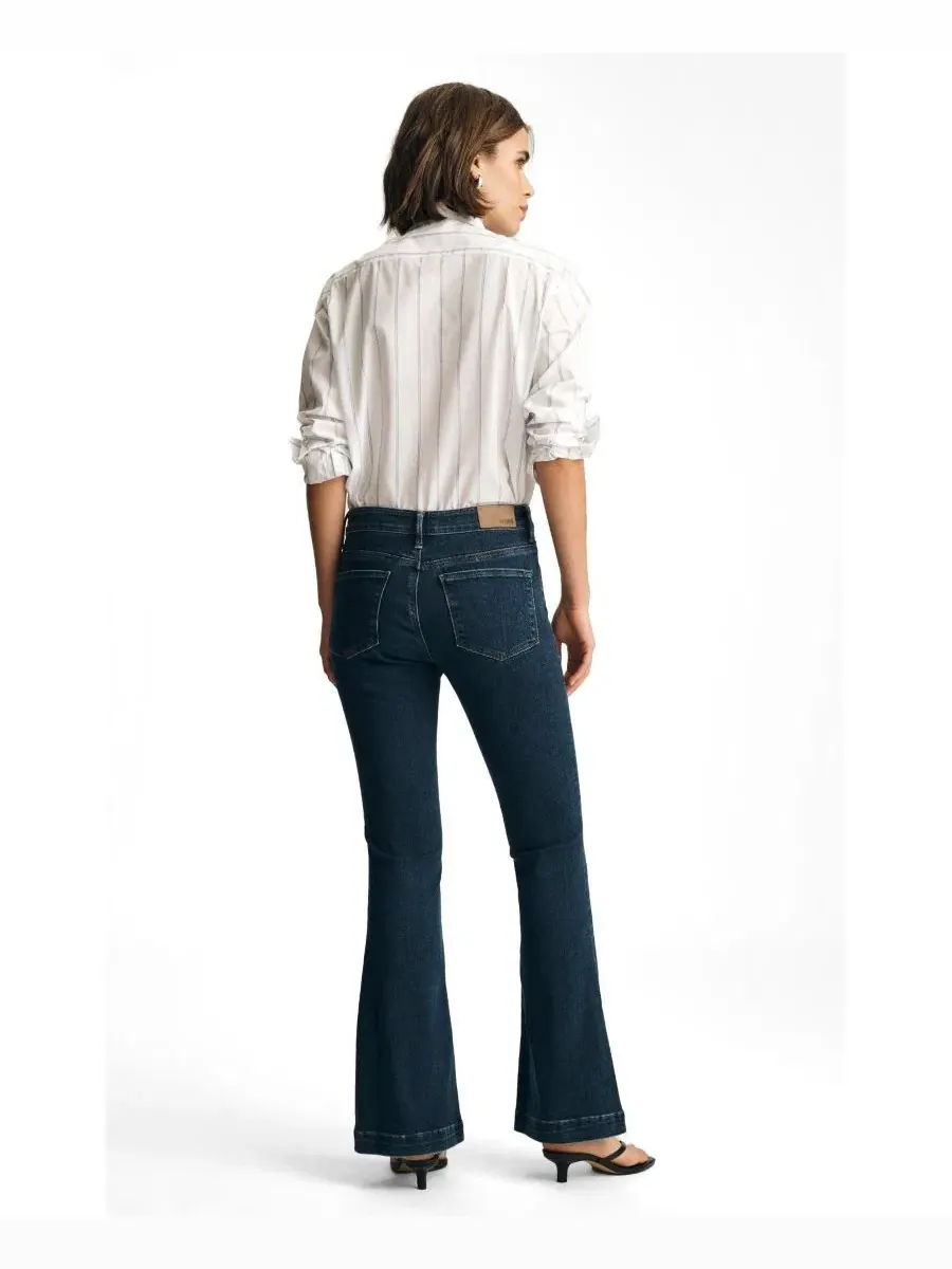 Джинсы Mavi Jeans Sydney High Rise Flare, In Dark Supersoft — изображение 2 из 6