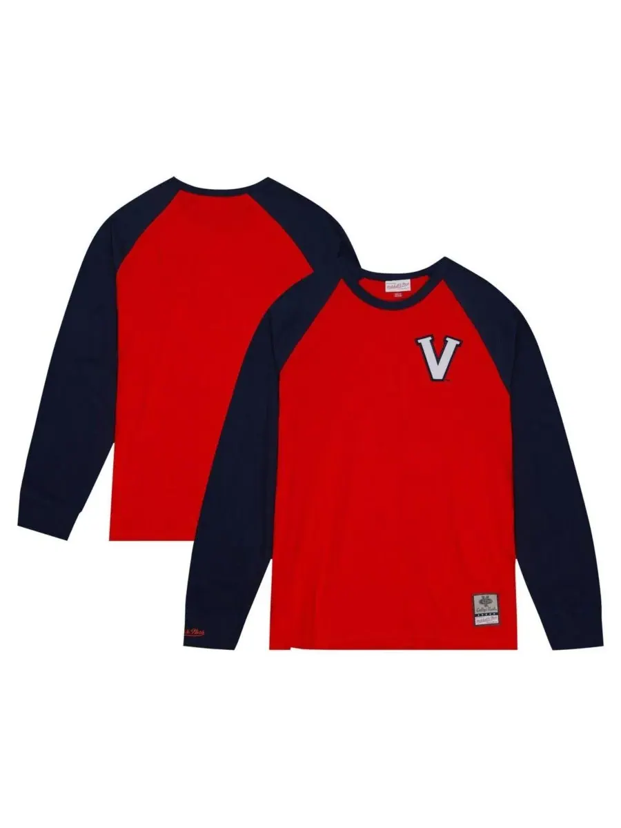 Mitchell & Ness Мужская оранжевая футболка с длинным рукавом-реглан Virginia Cavaliers Legendary