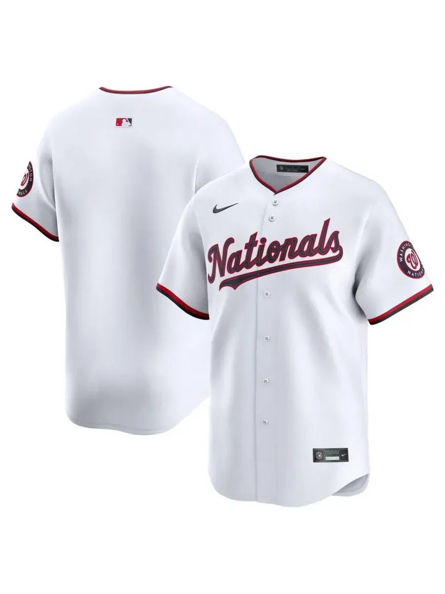 Nike Мужская белая домашняя футболка Washington Nationals (лимитированная серия)