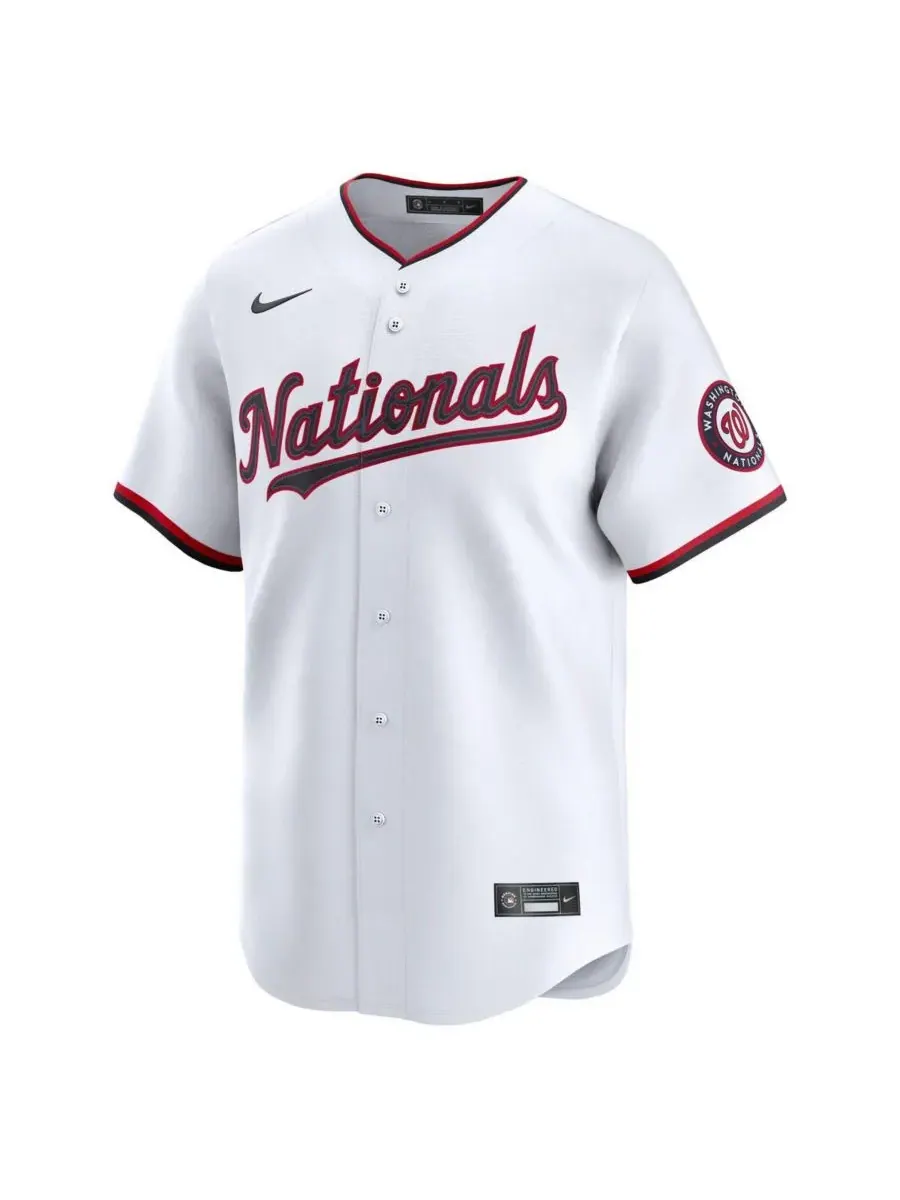 Nike Мужская белая домашняя футболка Washington Nationals (лимитированная серия) — изображение 3 из 3, белый