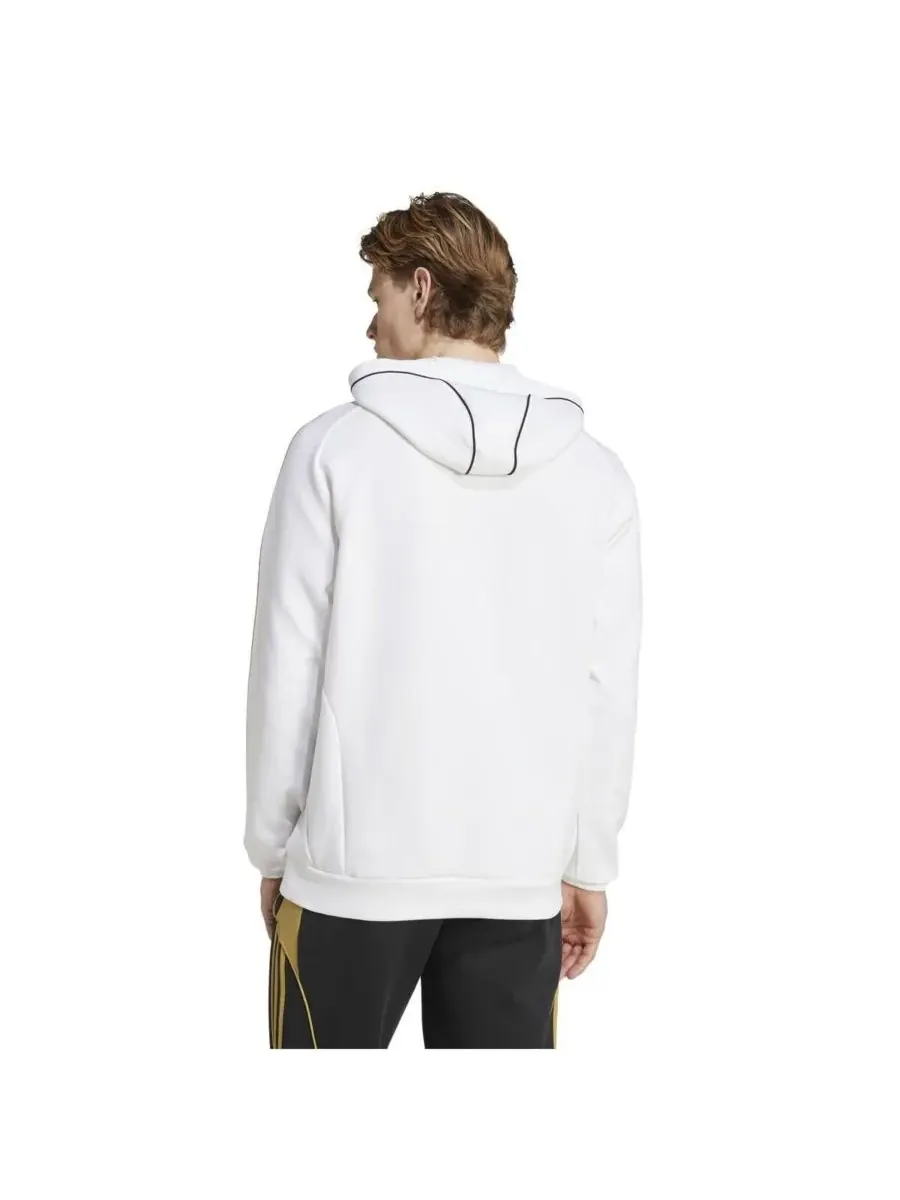 Adidas Мужская белая толстовка с капюшоном LAFC 2025 Travel Pullover Hoodie — изображение 2 из 5, белый