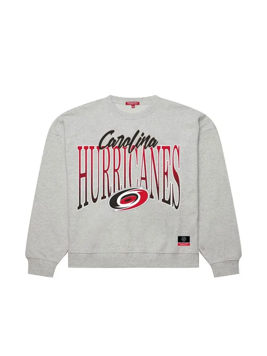 Свитшот женский с длинным рукавом, модель Hockey Night Mitchell & Ness