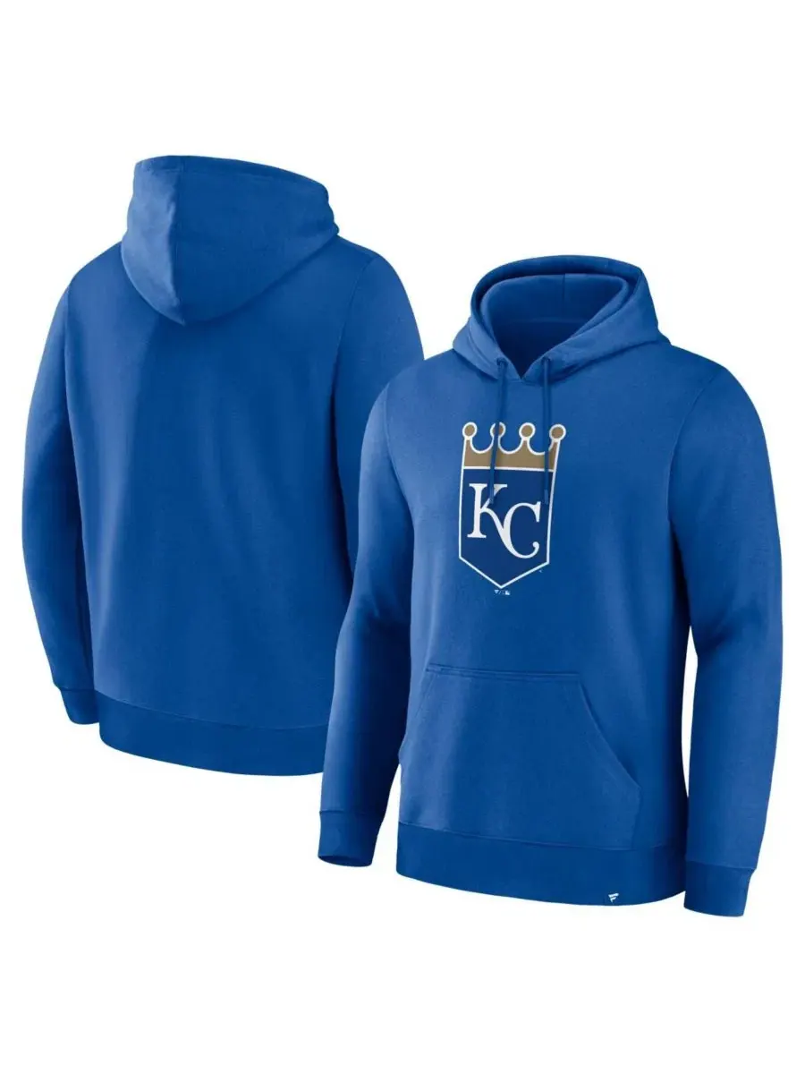 Худи с капюшоном с принтом Kansas City Royals Primary Logo Legacy Fanatics