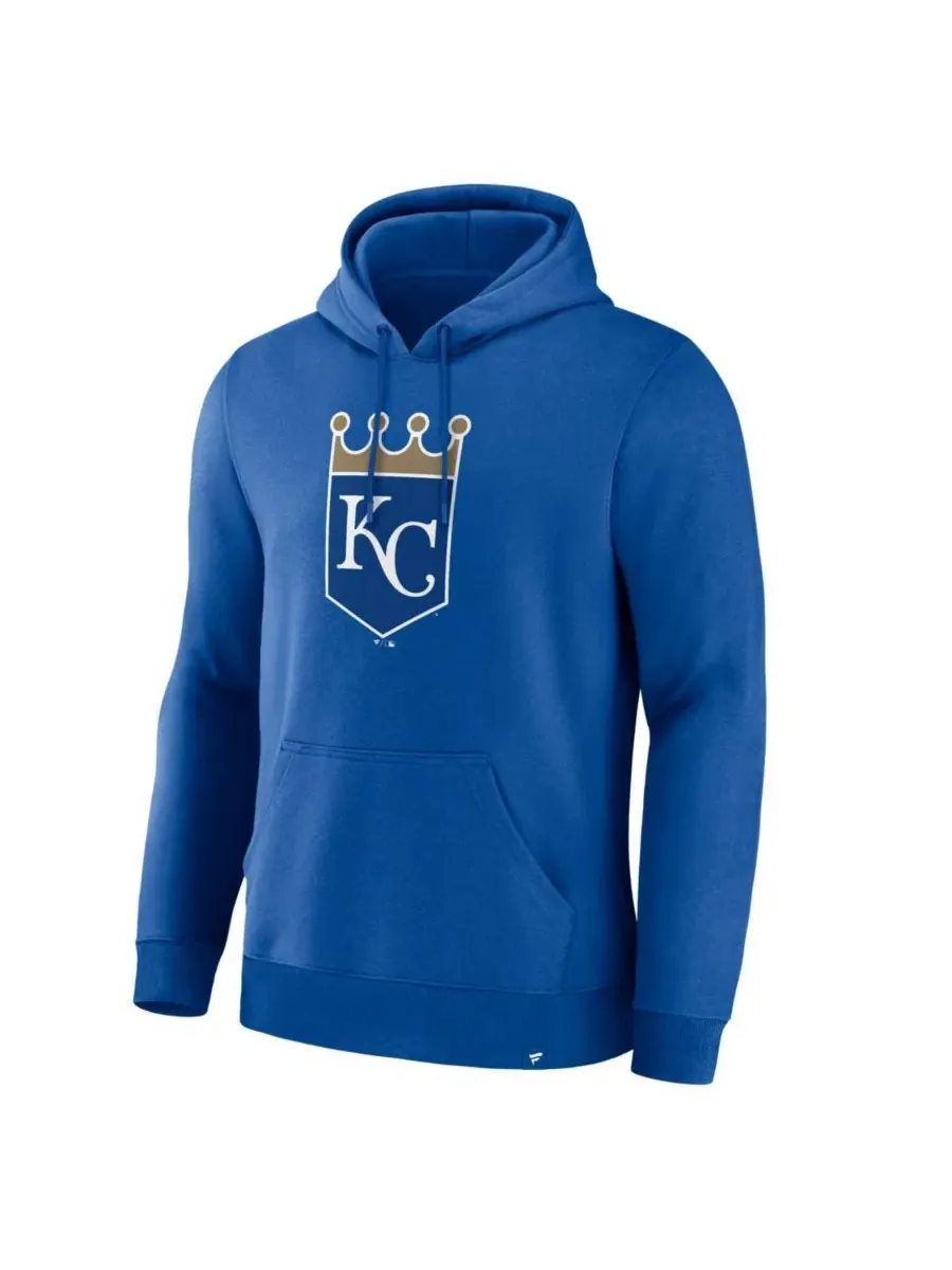 Худи с капюшоном с принтом Kansas City Royals Primary Logo Legacy Fanatics — изображение 2 из 3, королевский