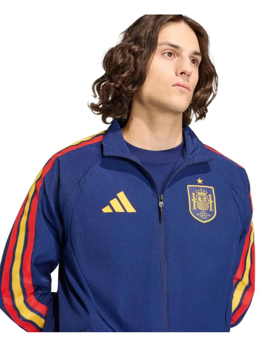 Мужская куртка-антем с полной застежкой-молнией Navy Spain National Team 2026 Home Full-Zip Game — изображение 4 из 5
