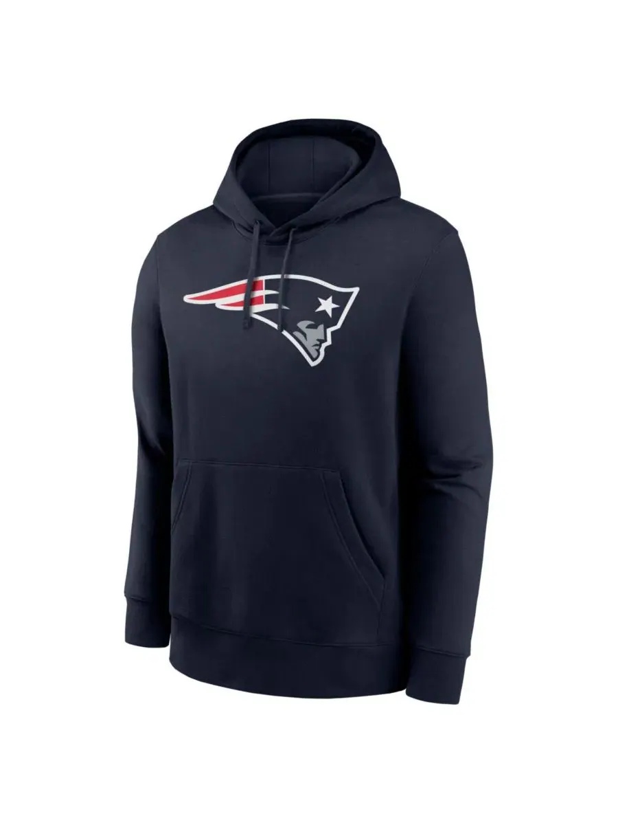 Худи с принтом Drake Maye New England Patriots Nike — изображение 2 из 3, темно-синий