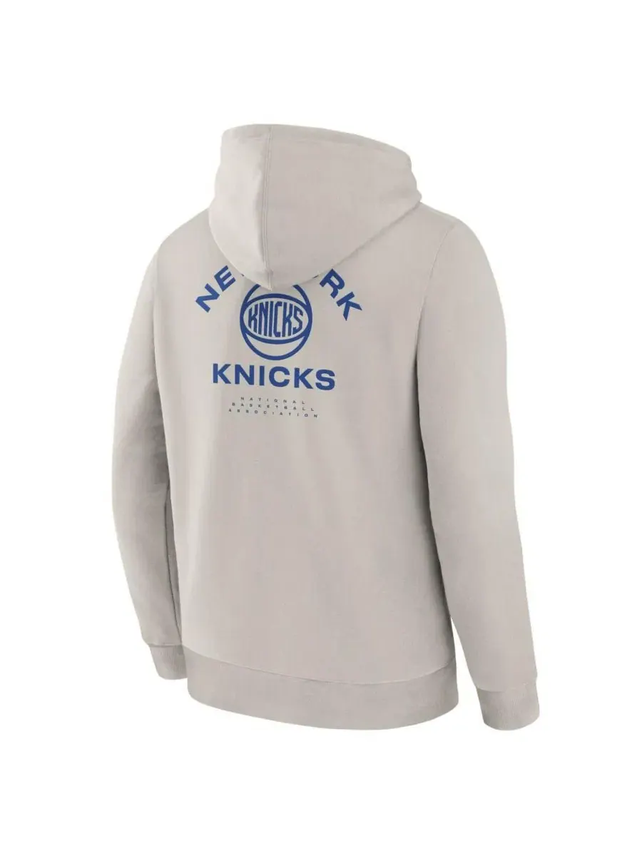 Худи мужское с капюшоном, с флисовой подкладкой, Blocked Shot Premium Pullover Fanatics — изображение 2 из 3, бежевый