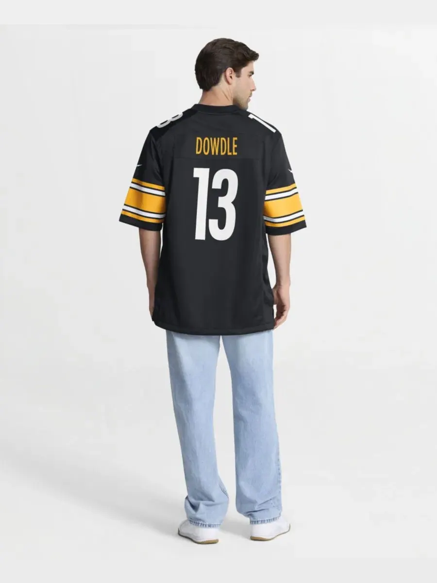 Игровая футболка Nike Rico Dowdle Pittsburgh Steelers — изображение 5 из 5, черный