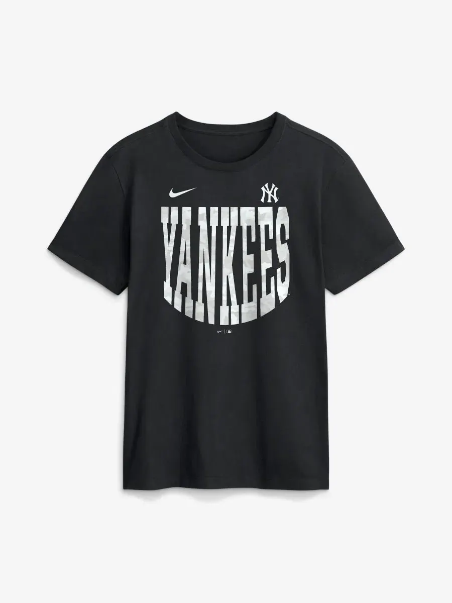 Футболка с камуфляжным принтом New York Yankees Camo Velocity Victor Nike
