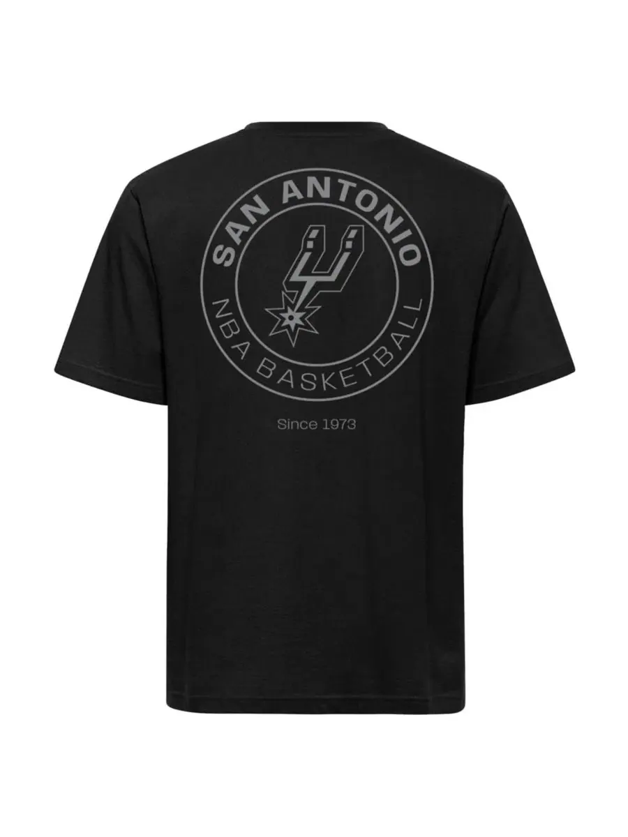 Футболка с принтом San Antonio Spurs Duke Premium Sportiqe — изображение 2 из 3, черный