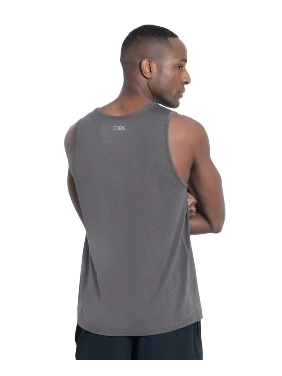 Майка без рукавов с принтом Energy Tank Top MSX by Michael Strahan — изображение 2 из 4, темно-серый