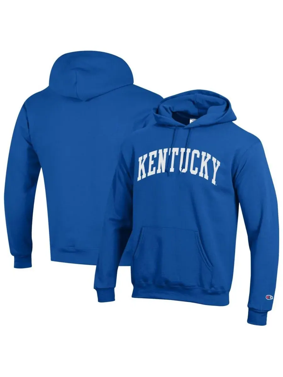 Мужская флисовая толстовка с капюшоном Royal Kentucky Wildcats Basic Arch Champion