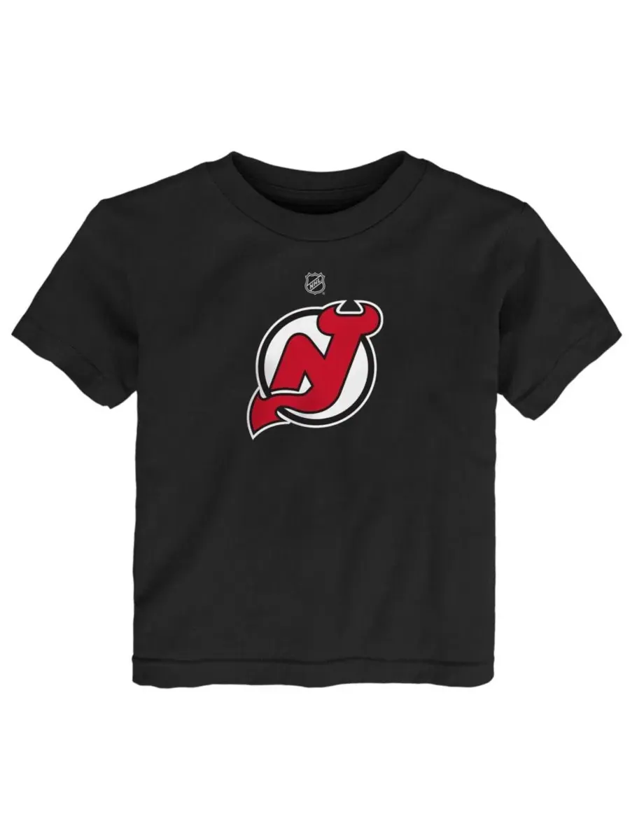 Детская футболка с длинным рукавом New Jersey Devils Primary Logo Outerstuff