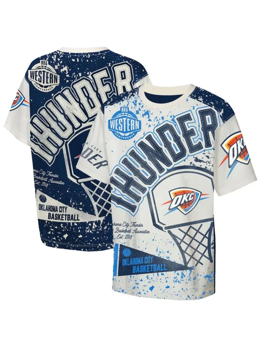 Футболка с принтом Oklahoma City Thunder Top Player Outerstuff