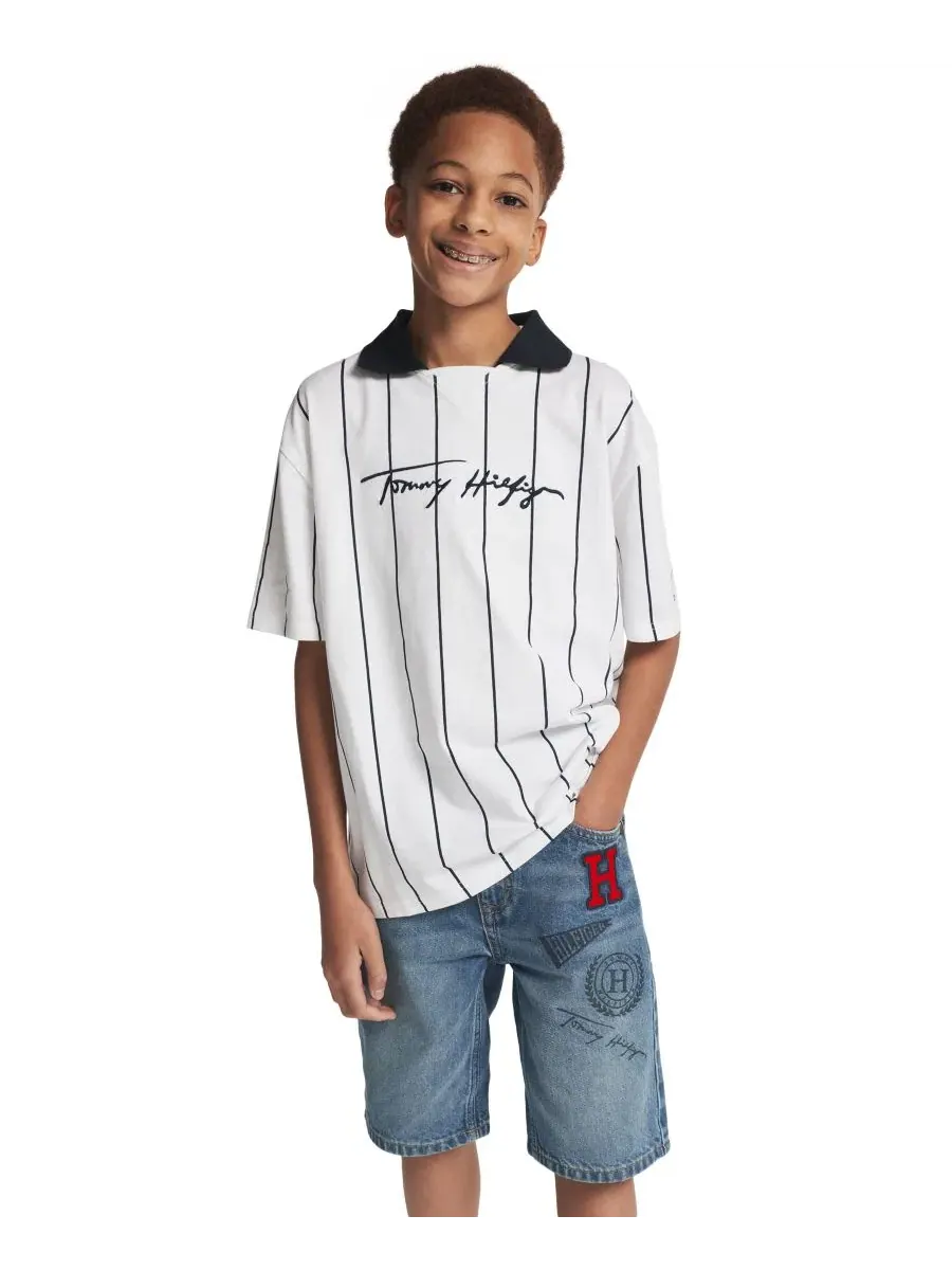 Детские джинсовые шорты стандартного кроя, размер 2T-7 Tommy Hilfiger