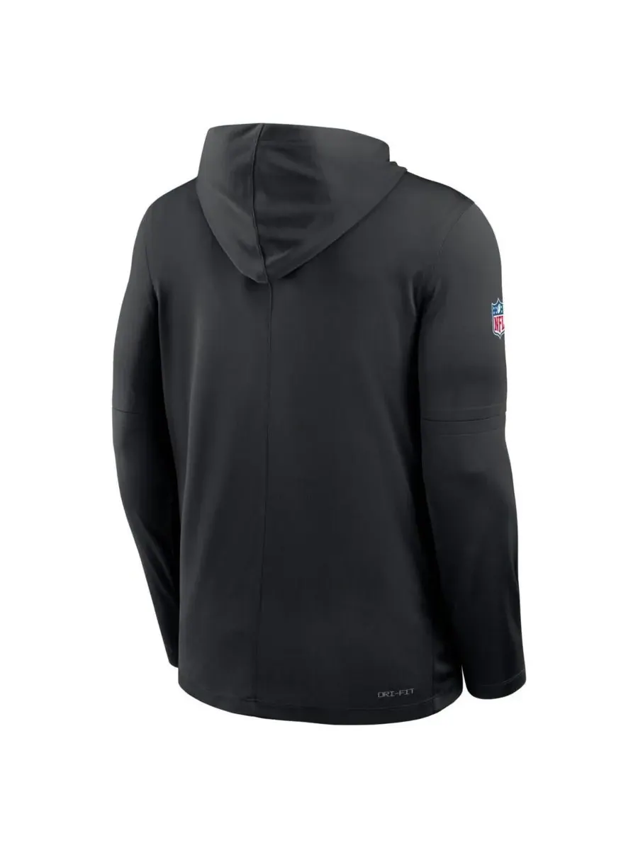Nike Мужская черная толстовка с длинными рукавами New York Jets 2025 Rivalries Collection Sideline — изображение 3 из 3