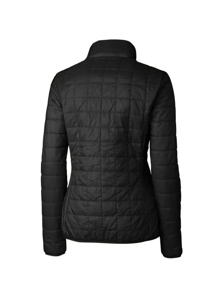 Женская черная пуховая куртка San Francisco Giants Rainier PrimaLoft Eco на молнии Cutter & Buck — изображение 2 из 3, черный