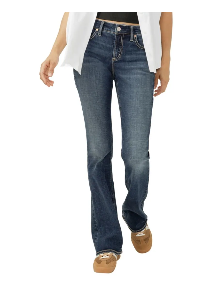 Женские джинсы Elyse Mid Rise Comfort Fit Bootcut Silver Jeans Co, Hyde Park