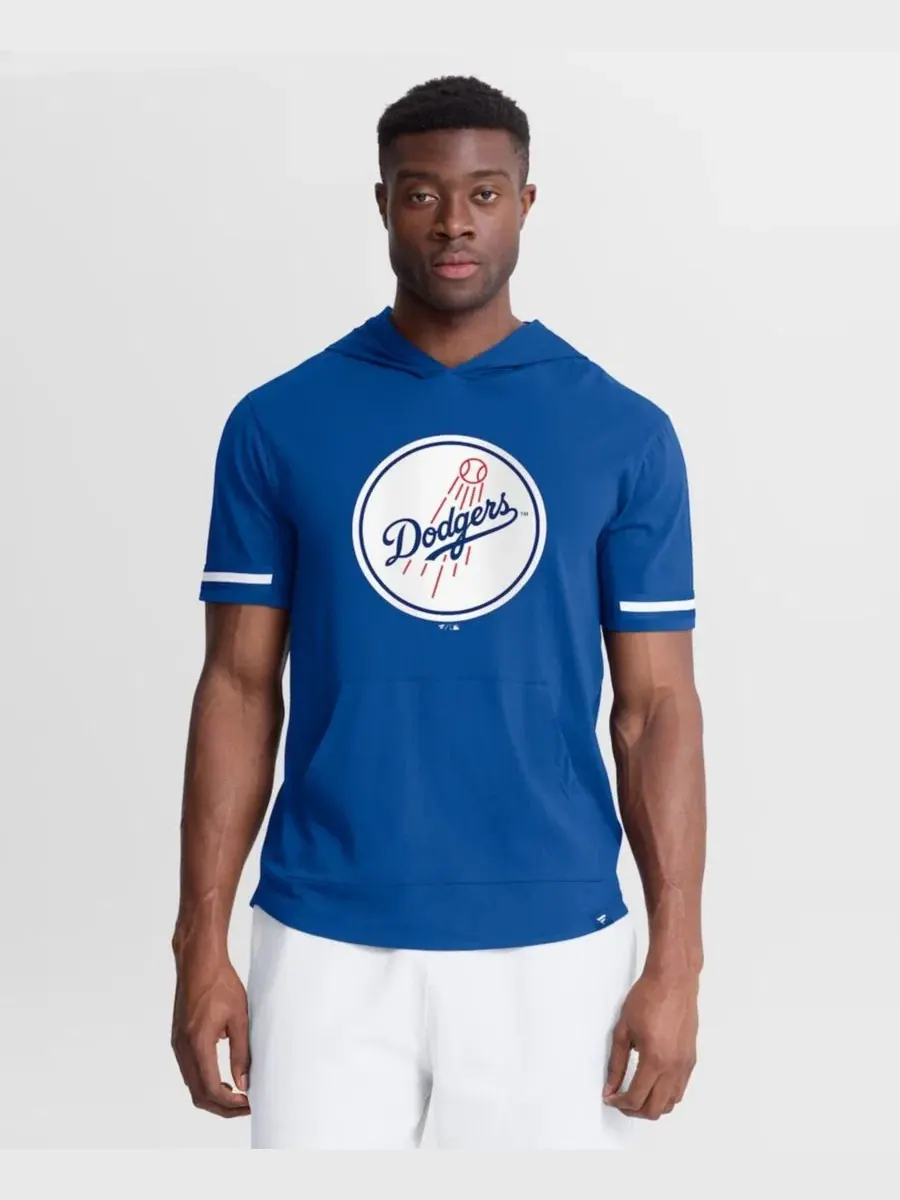 Мужская футболка с капюшоном Royal Los Angeles Dodgers Optimal Play Fanatics — изображение 8 из 8, королевский