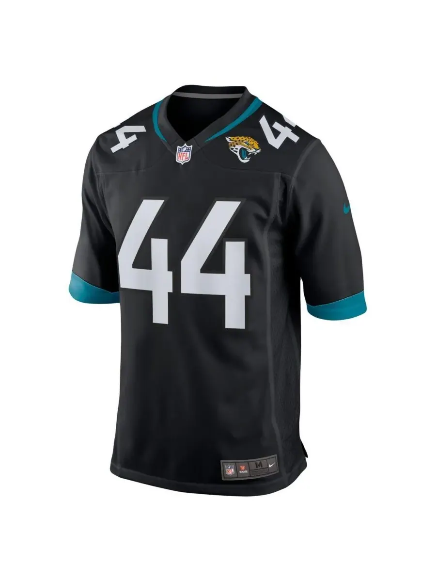 Мужская игровая майка Travon Walker Teal Jacksonville Jaguars Prowler Throwback Player Game Jersey — изображение 2 из 5